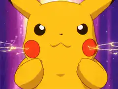 Pikachu with sparking cheeks