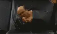 Jerry Seinfeld naked on couch