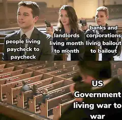 US Government living war to war