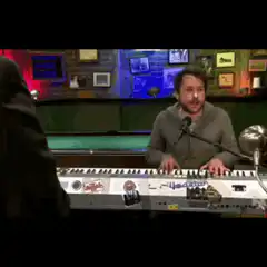 Chris Pratt plays keyboard and says go fuck yourself