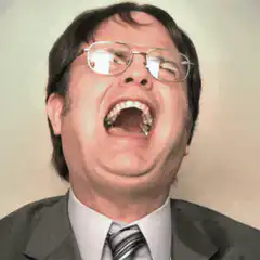 Dwight Schrute laughing