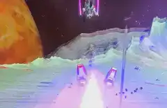 Gundam battle on alien planet