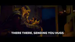 Mother hugging child there there sending you hugs