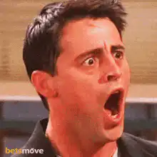 Joey Tribbiani shocked face