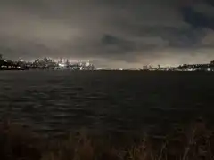 New York City skyline at night