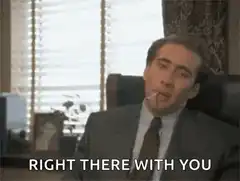 Nicolas Cage Right There With You
