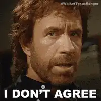 Chuck Norris I Don't Agree