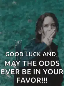 Katniss Everdeen Good Luck Three Finger Salute