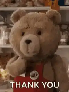 Ted Bear Thank You