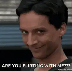 Are you flirting with me?
