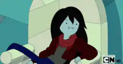 Ice King and Marceline talking