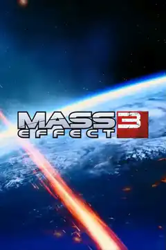 Mass Effect 3 title screen meteors