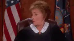 Judge Judy shocked reaction