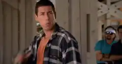 Adam Sandler doing the chicken dance