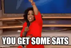 Oprah You Get Some Sats