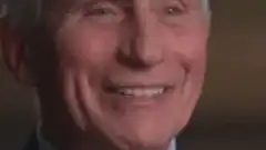 George H.W. Bush smiling then closing eyes