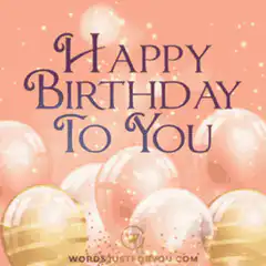 Happy Birthday To You text animation
