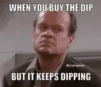 Kramer buying the dip keeps dipping