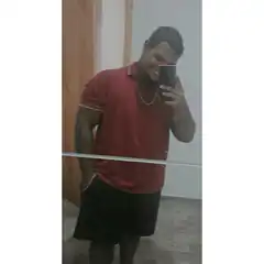 Man taking a mirror selfie