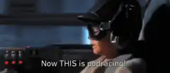 Anakin Skywalker podracing