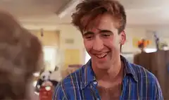 Nicolas Cage laughing