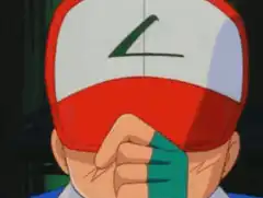 Ash Ketchum throws a pokeball
