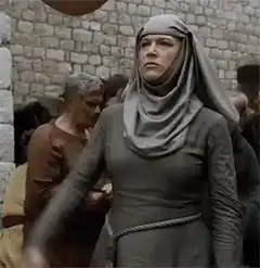 Margaery Tyrell gets hit by a pot