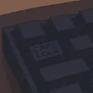 Finger smashing caps lock key