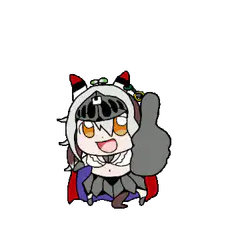 Chibi character giving thumbs up