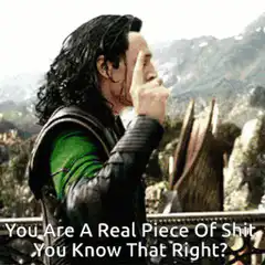 Loki finger point meme