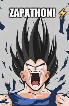 Vegeta screaming in various power-ups