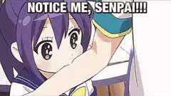 Notice me, Senpai anime girl