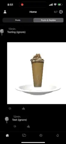3D whipped cream cone spinning
