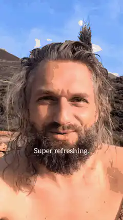 Wim Hof Method selfie video