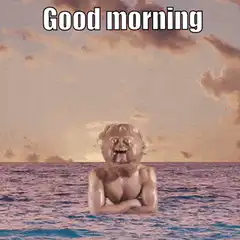 Good morning poop man