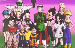 Dragon Ball Z characters group photo