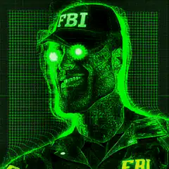 FBI Agent Glowing Eyes