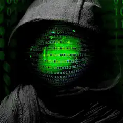 Hacker Hoodie Glitching
