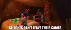 Vanellope glitching in her game
