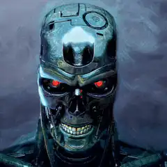 Terminator endoskeleton head