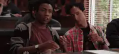 Troy and Abed put hands on hearts