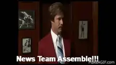 Ron Burgundy News Team Assemble