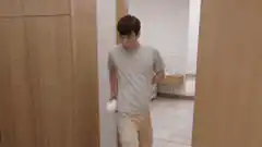 Man pulls endless toilet paper