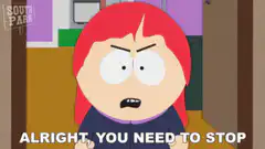 Bebe Stevens angry face South Park