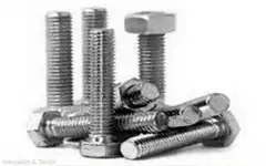 assorted metal bolts and screws