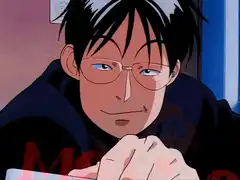 Anime man reveals sexy magazine