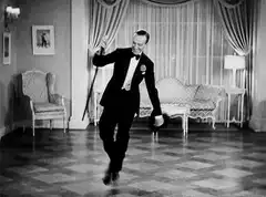 Fred Astaire dancing with cane