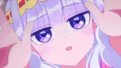 Princess sleeping in bed