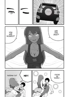 Girl passes out after car accident