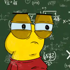 SpongeBob looking confused at math equations